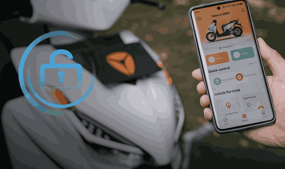 fitur App Unlocking Yadea Velax (dok. Yadea)