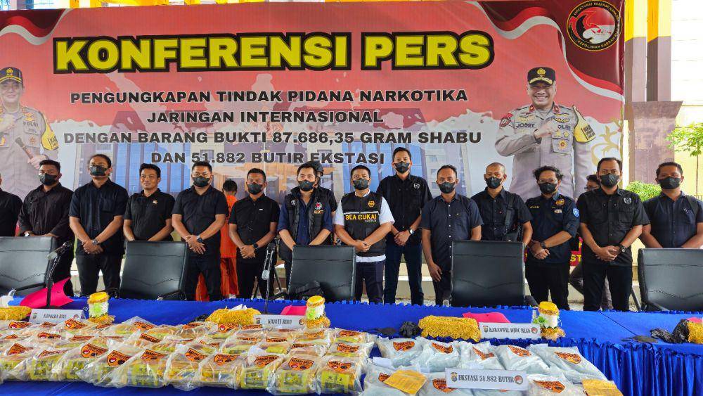 Bea Cukai dan Kepolisian Bengkalis Gagalkan Upaya Penyelundupan Sabu