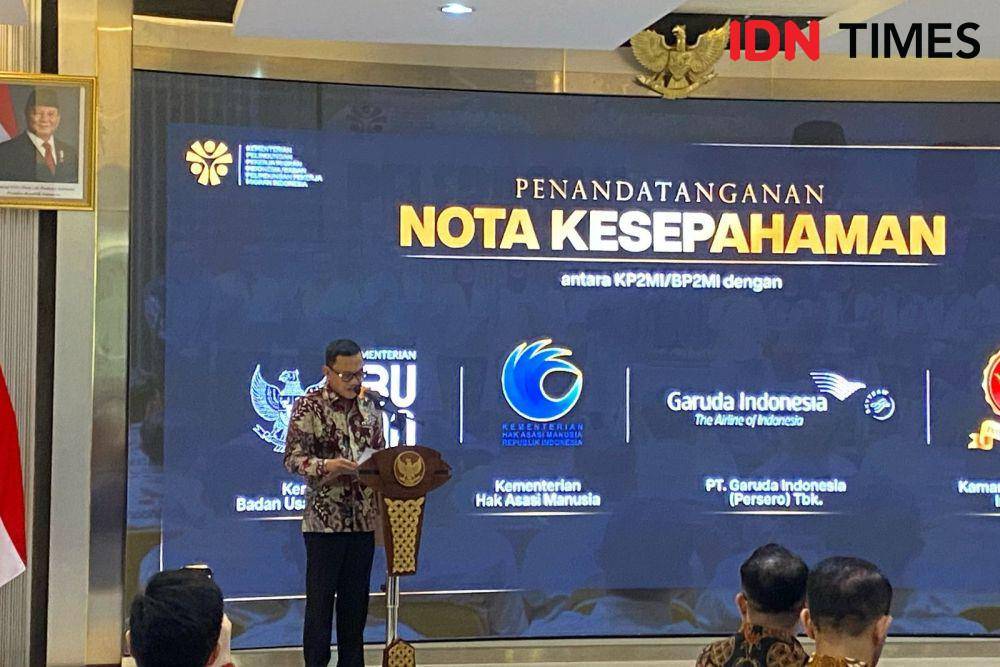 Menteri Perlindungan Pekerja Migran Indonesia, Abdul Kadir Karding. (IDN Times/Marcheilla Ariesta)