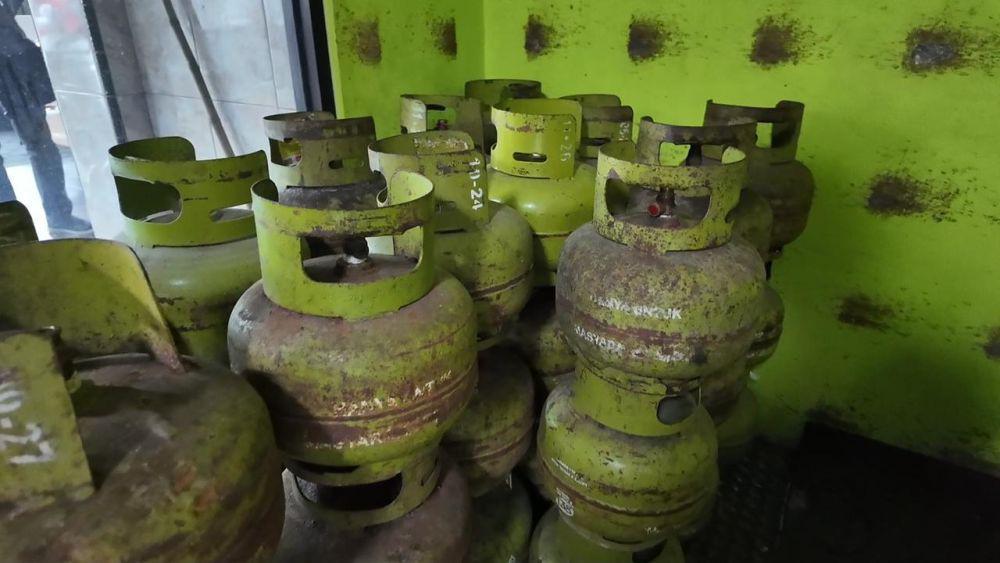 Elpiji LPG 3 kg atau gas melon (Dok. Pertamina)