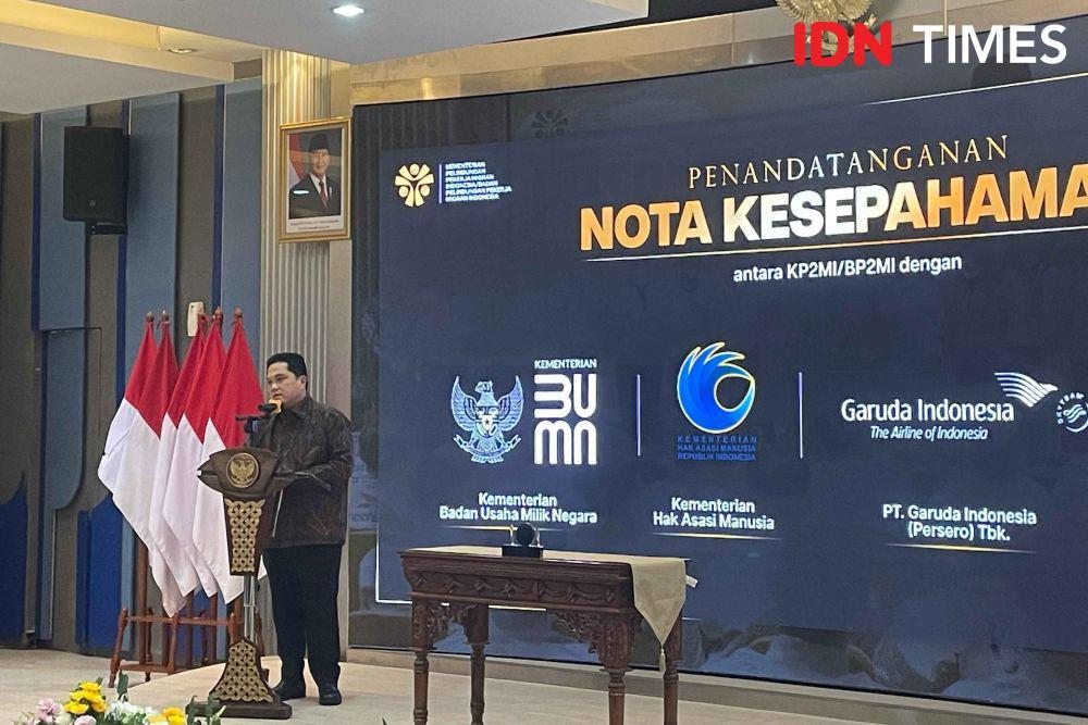 Menteri P2MI Minta Akses Khusus buat TKI di Bandara, Ini Kata Erick