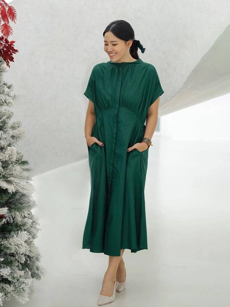 baju Lebaran emerald green (shopee.co.id/Beatrice Clothing Official)