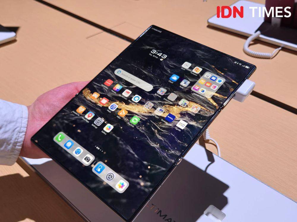 Huawei Mate XT Global Launch pada Selasa (18/2/2025). (IDN Times/Uni Lubis)