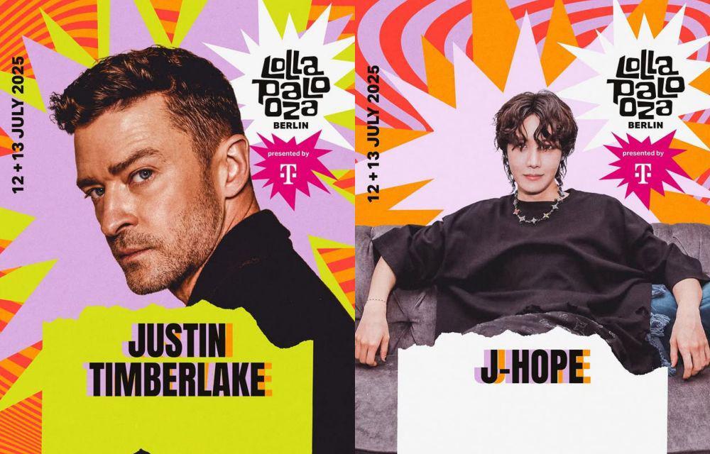 Lineup Lollapalooza Berlin 2025, Ada Justin Timberlake dan J-Hope