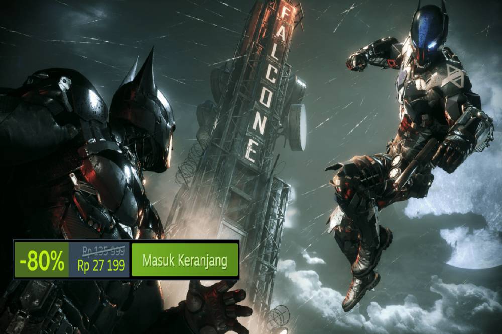 cuplikan pertarungan Batman melawan Arkham Knight (dok. Rocksteady Studios/Batman: Arkham Knight)