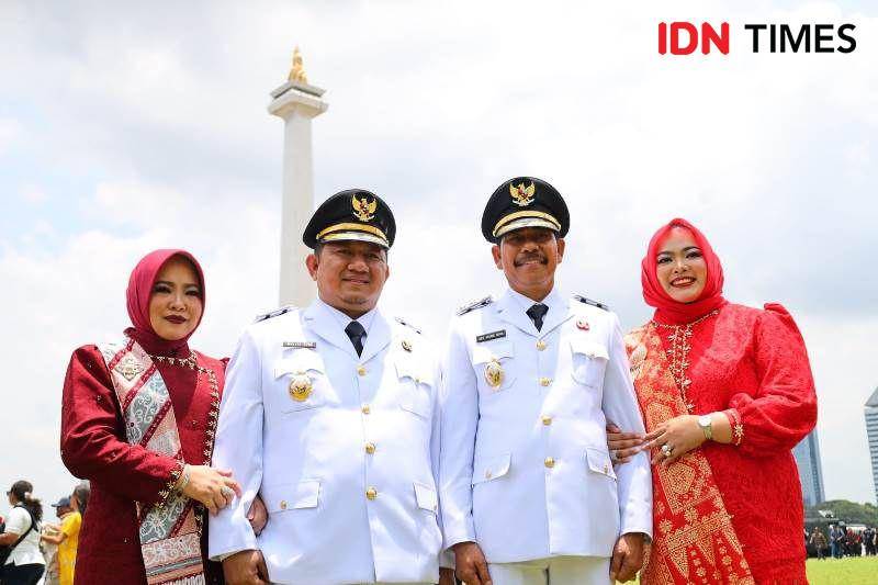 Bupati Mudyat Noor dan Wakil Bupati PPU Abdul Waris Muin beserta para istri (IDN Times/Ervan)