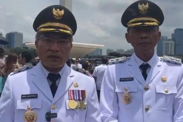 Halim-Aris Resmi Dilantik Jadi Bupati dan Wabup Bantul