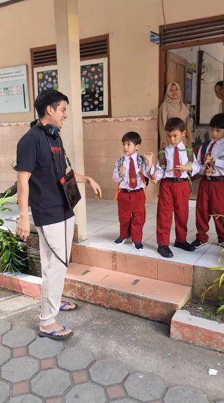 Kiano dan Kenzo syuting film (Instagram.com/baimwong)
