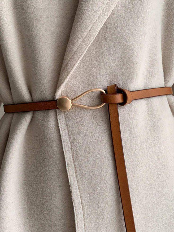 Ilustrasi skinny knot belt. (pinterest.com/SHEIN)