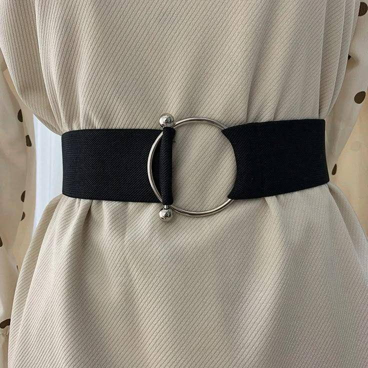 Ilustrasi elastic/stretch waist belt. (pinterest.com/Etsy)
