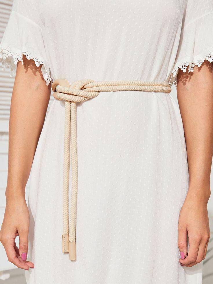 Ilustrasi rope belt. (pinterest.com/SHEIN)