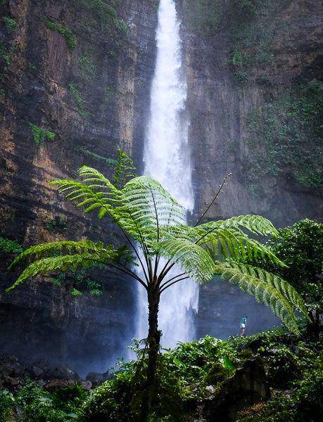Ilustrasi Air Terjun Kapas Biru (pinterest.com/Widya)