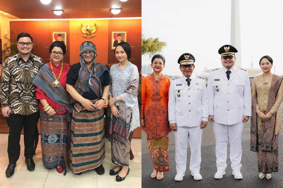 9 Gaya Kebaya Eriani Annisa Haninditho, Menantu Pramono Anung