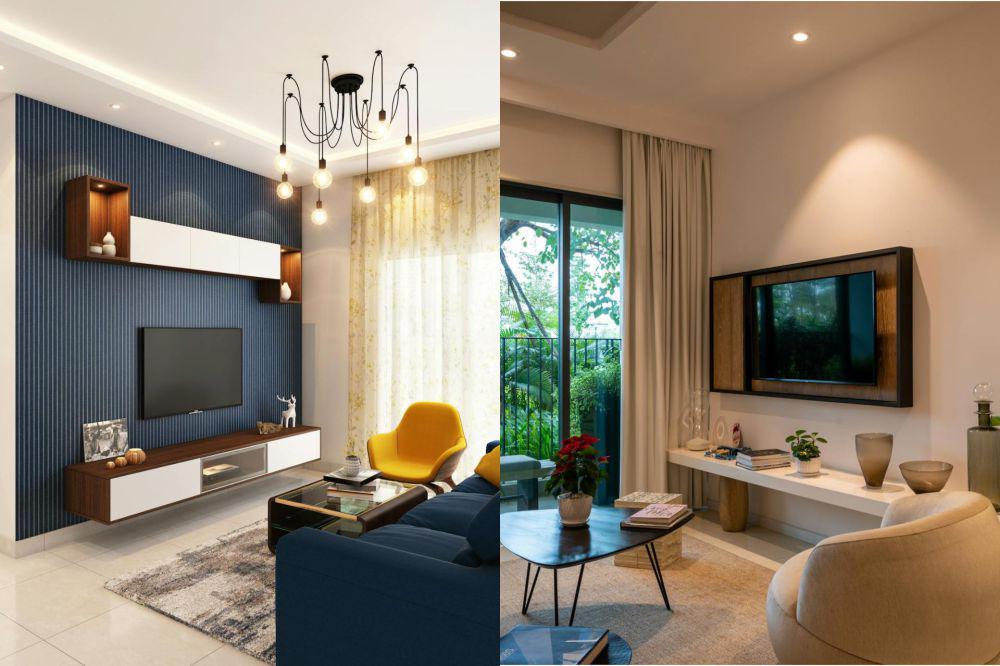 10 Ide Desain Backdrop TV untuk Rumah Berkonsep Minimalis, Tiru!
