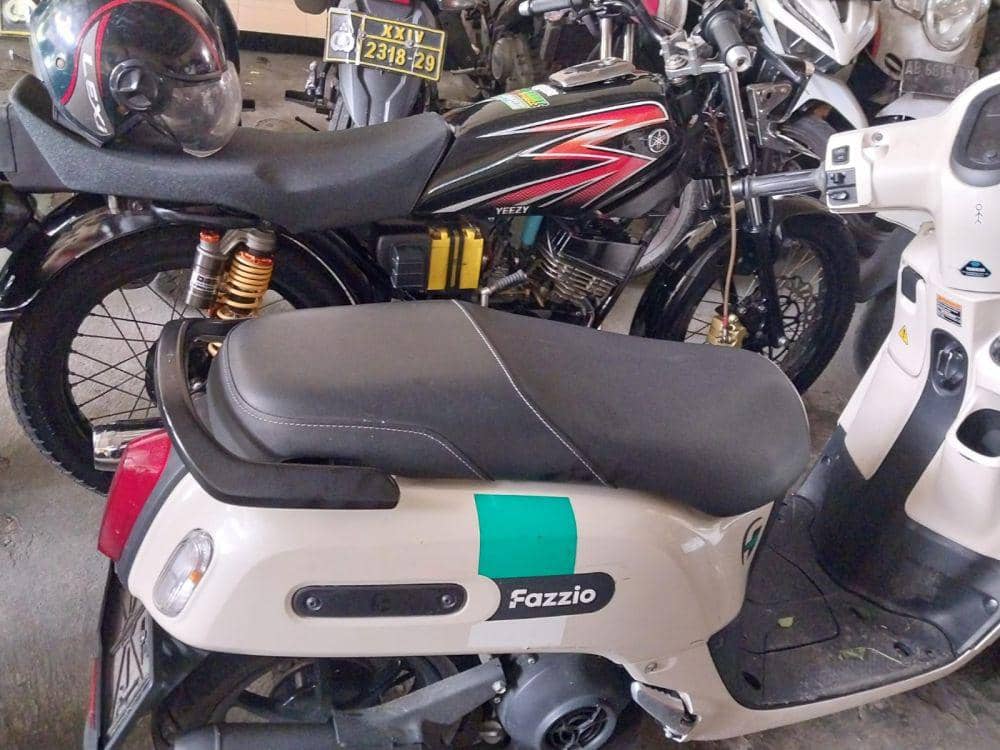 Barang bukti dua sepeda motor yang dicuri oleh pelaku.(Dok.Polres Bantul)