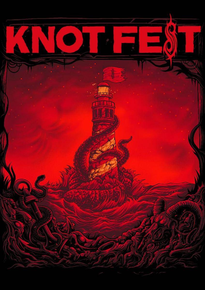Karya Griets Riandy Sinaga untuk Band Slipknot Festival (Knot Fest) (Dok:istimewa)