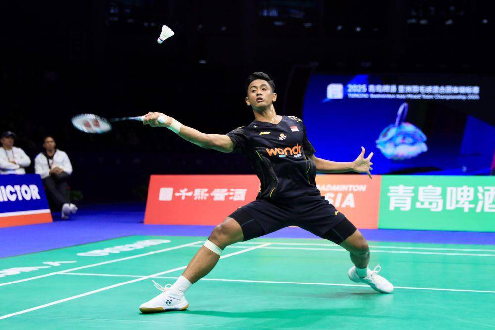 Alwi Farhan di Kejuaraan Bulu Tangkis Beregu Campuran Asia (BAMTC) 2025 (dok. PP PBSI)