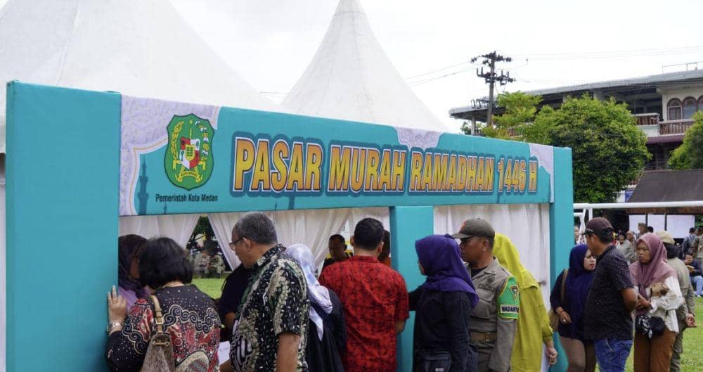 Pasar murah Ramadan telah dibuka Pemko Medan (Dok. Diskominfo Medan)