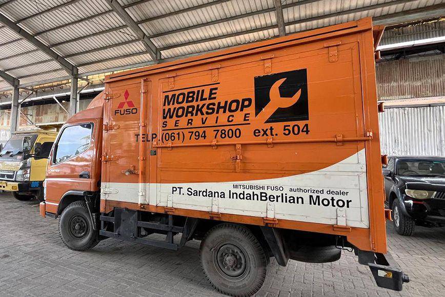 Mobile Workshop Service Mitsubishi Fuso (Dok. IDN Times)