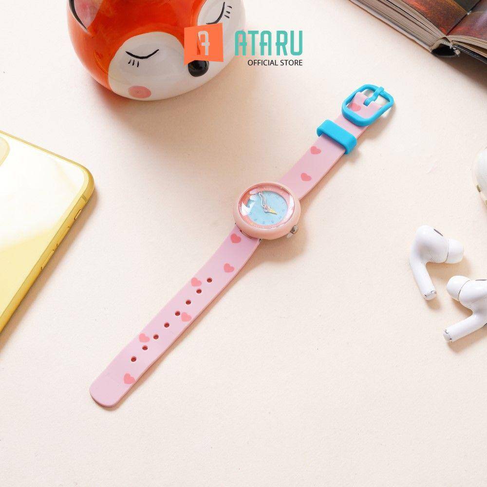 Ataru Jam Tangan Anak - Pink (shopee.co.id/Ataru Official Shop)