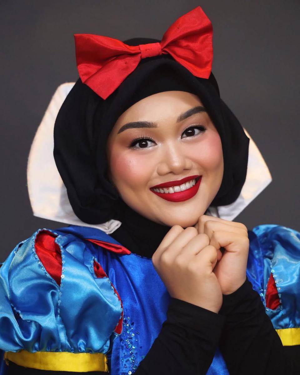 inspirasi makeup karakter ala Fatya Biya (instagram.com/fatyabiya)
