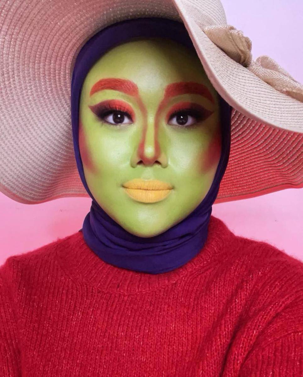 inspirasi makeup karakter ala Fatya Biya (instagram.com/fatyabiya)