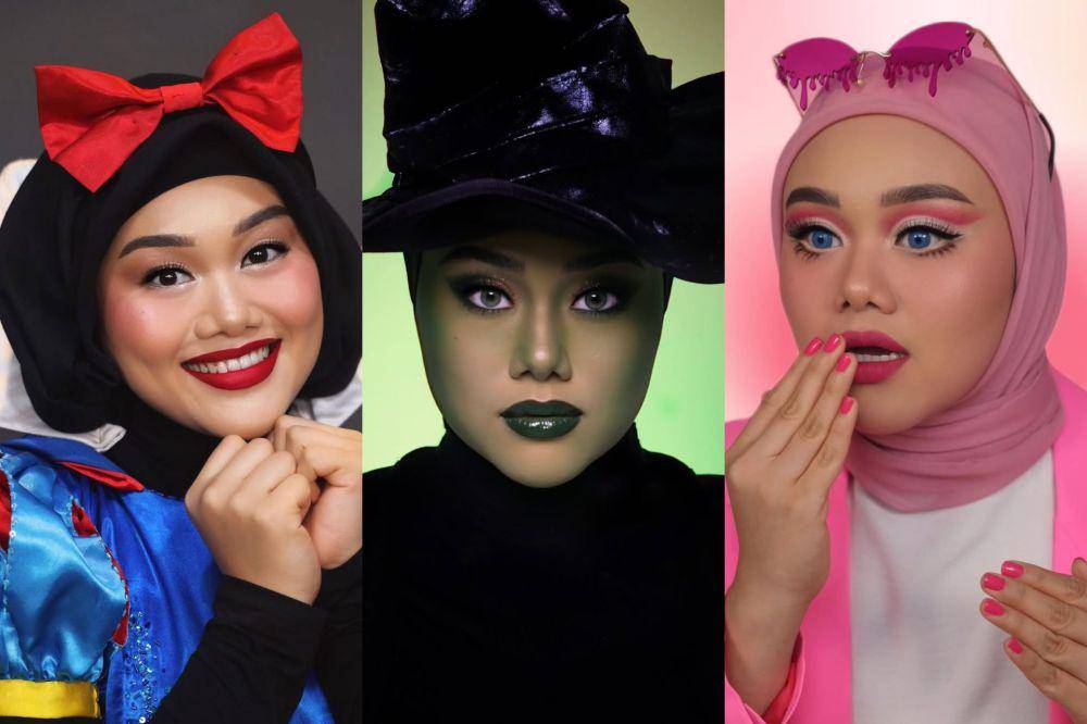 inspirasi makeup karakter ala Fatya Biya (instagram.com/fatyabiya)