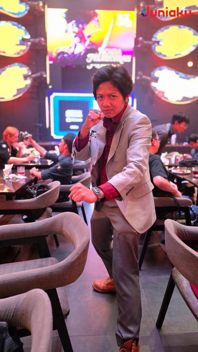 Cosplay Kazuma Kiryu. Cosplayer: Bima Arif Putra. (Instagram.com/47bapf). Fotografer: Fahrul Nurullah. (Duniaku.com/Fahrul Nurullah)