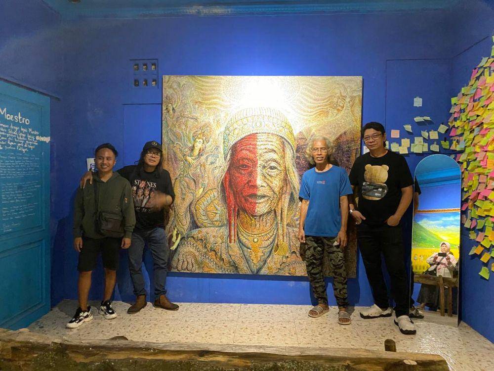 Lukisan lainnya karya Rokhyat yang memiliki arti dalam.