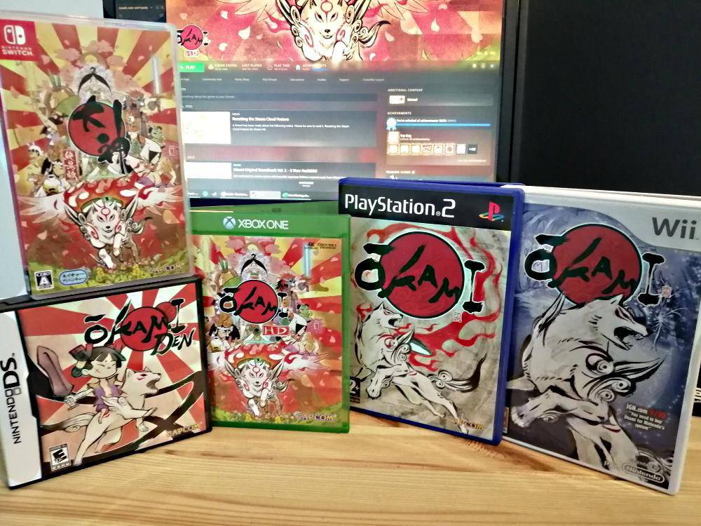 potret koleksi game Okami (reddit.com/user/ShadowFox6435)