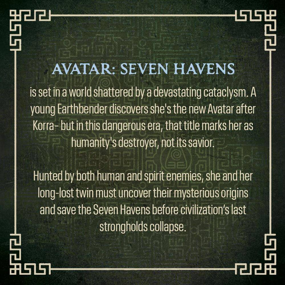 Avatar: Seven Havens (Instagram.com/avatarthelastairbender)