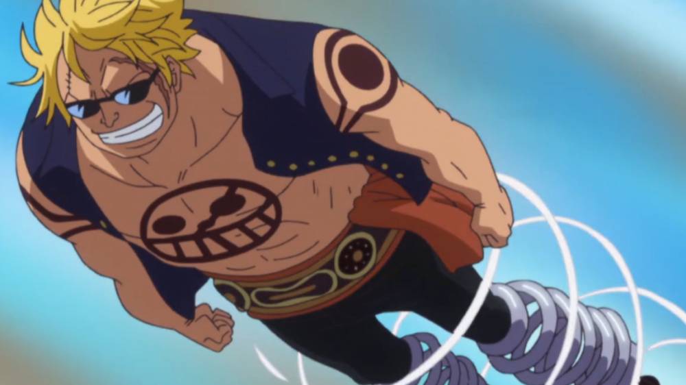 Bellamy menggunakan Bane Bane no Mi. (dok. Toei Animation/One Piece)