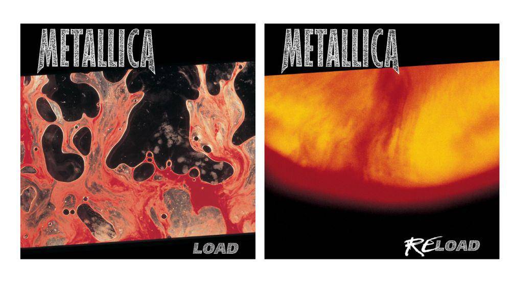 Kolase album Load dan Reload (dok. Metallica.com)