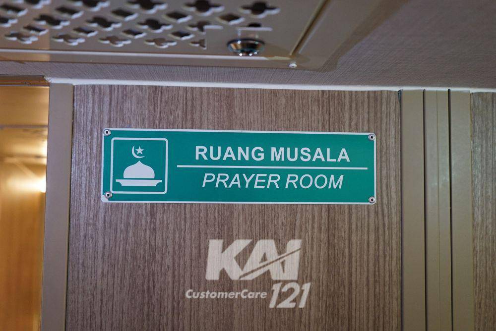Ilustrasi musala di kereta api (x.com/KAI121)