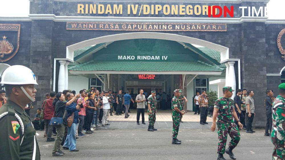 Suasana Mako Rindam IV Diponegoro di Magelang, Jumat (21/2/2025). (IDN Times/Fariz Fardianto)