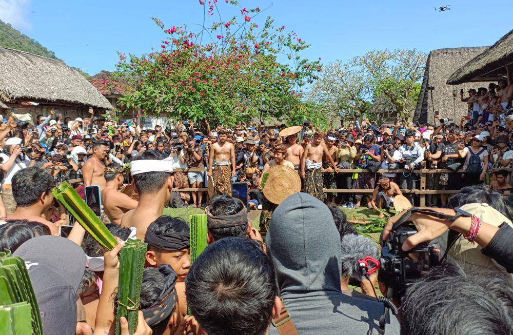 Tradisi Gered Pandan di Desa Tenganan, Kecamatan Manggis. (Dok.Pribadi/Muhammad Ibnu Khaldun)