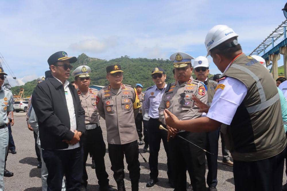 Kakorlantas Polri Tinjau Pelabuhan Bakauheni, Ada Apa?