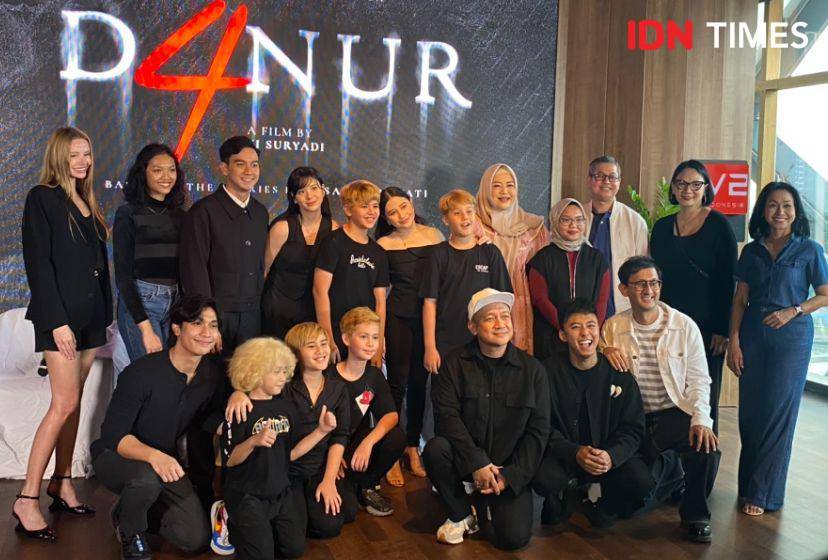 potret Prilly Latuconsina di press conference film Danur 4, Jumat (21/2/2025) (dok. IDN Times/Rani Asnurida)