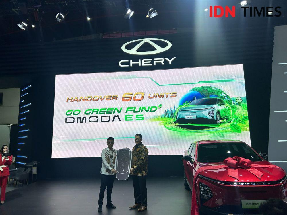 Kolaborasi Chery dengan BSI, Serahkan 60 Unit Omoda E5