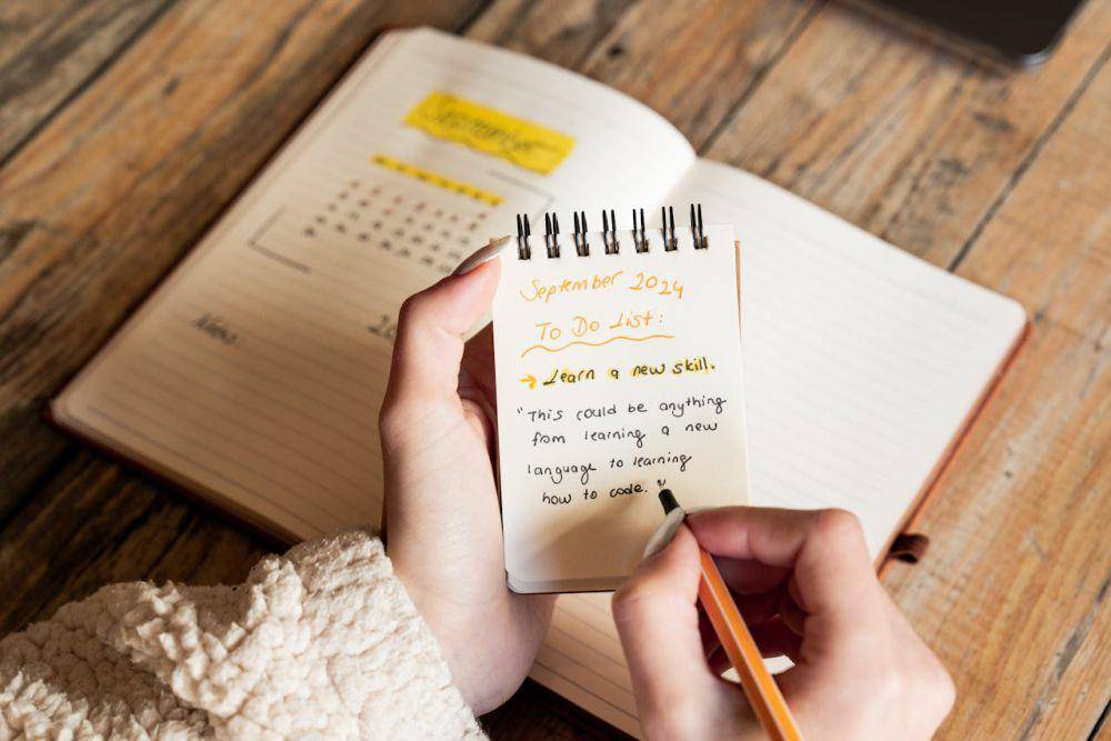 ilustrasi jurnal goals (Pexels.com/ Ahmed)