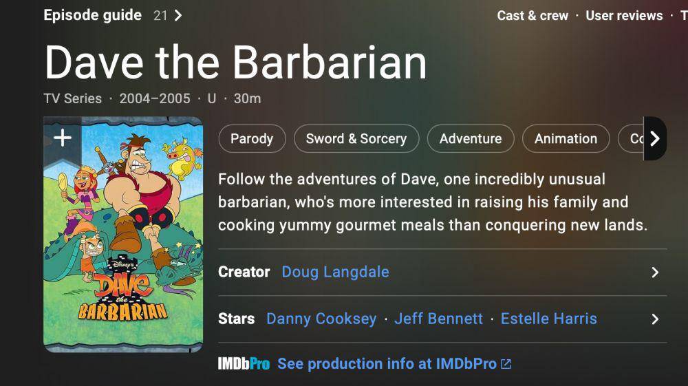 Dave the Barbarian (dok. Imdb.com)