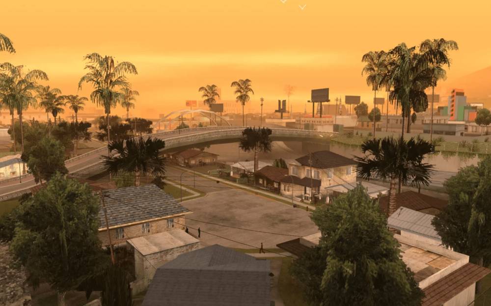 penampilan wilayah Ganton di GTA: San Andreas (dok. Rockstar Games/GTA: San Andreas)