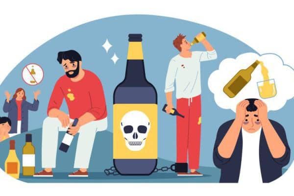 alkohol yang dapat menimbulkan kecanduan. Sumber = Freepik.com