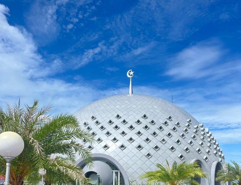 Masjid Kubah Timah di Pangkalpinang (dok pribadi/Cici Nasya Nita)