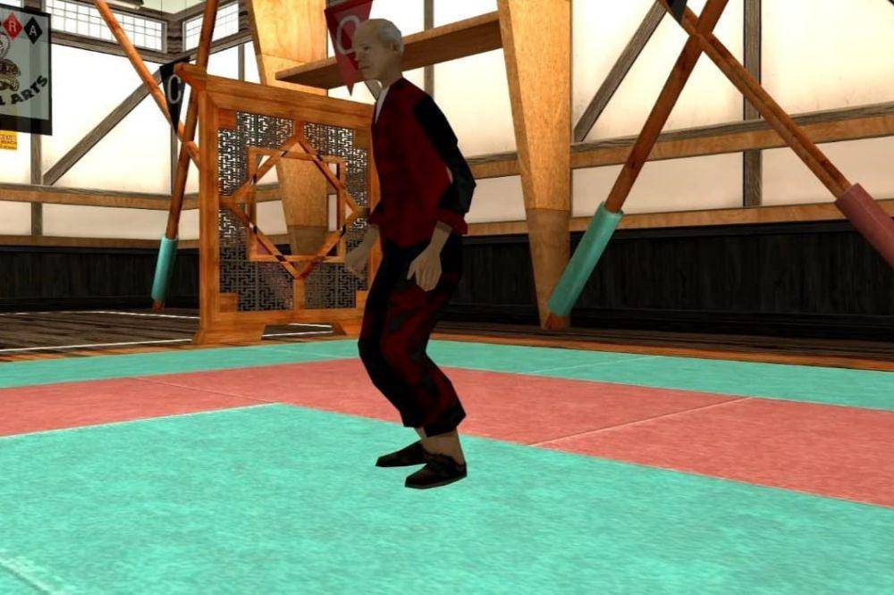 penampilan pelatih Kung Fu di kota San Fierro (dok. Rockstar Games/GTA: San Andreas)