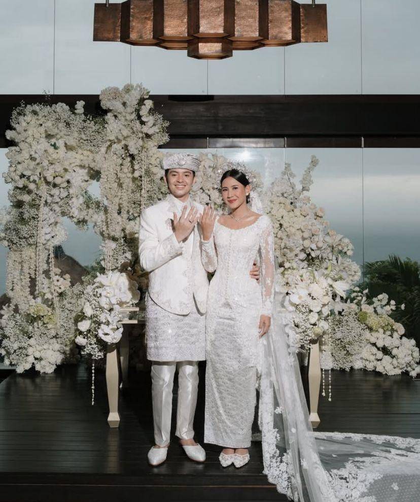 potret pernikahan Angga dan Shenina (Instagram.com/angga)