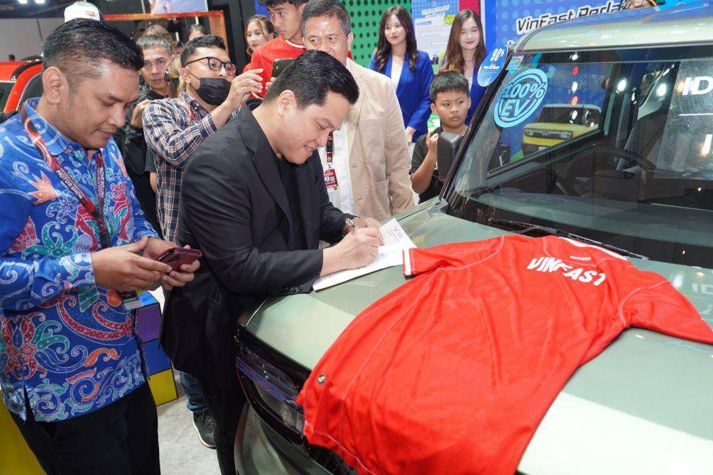 Peresmian kerja sama VinFast dan PSSI. (Dok. VinFast)