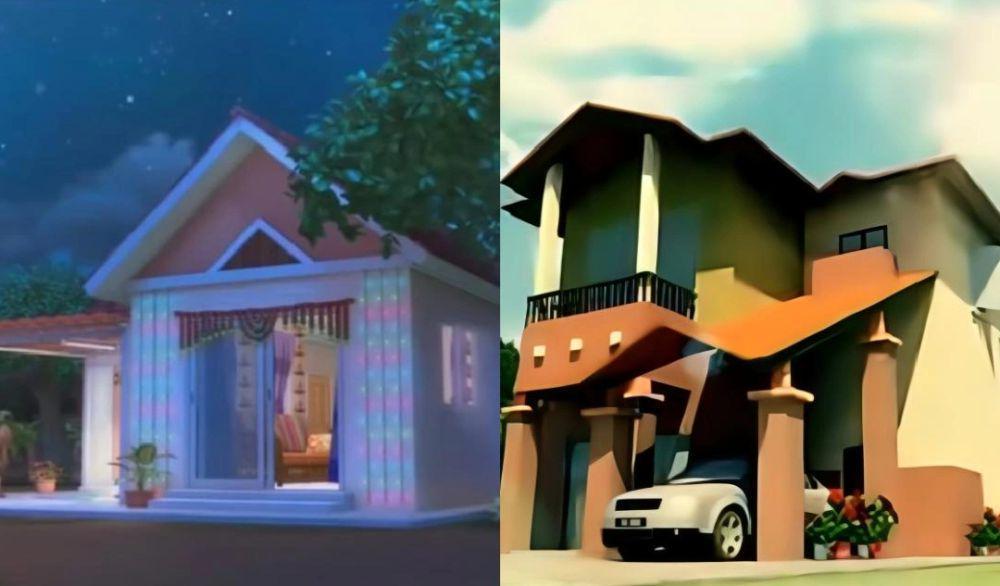 10 Potret Rumah Teman Upin dan Ipin, Punya Ehsan Kalah Mewah!