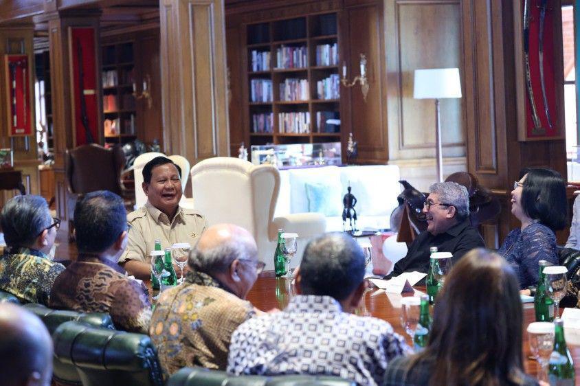 Prabowo Bahas Sejumlah Isu dengan Para Pemimpin Redaksi Media