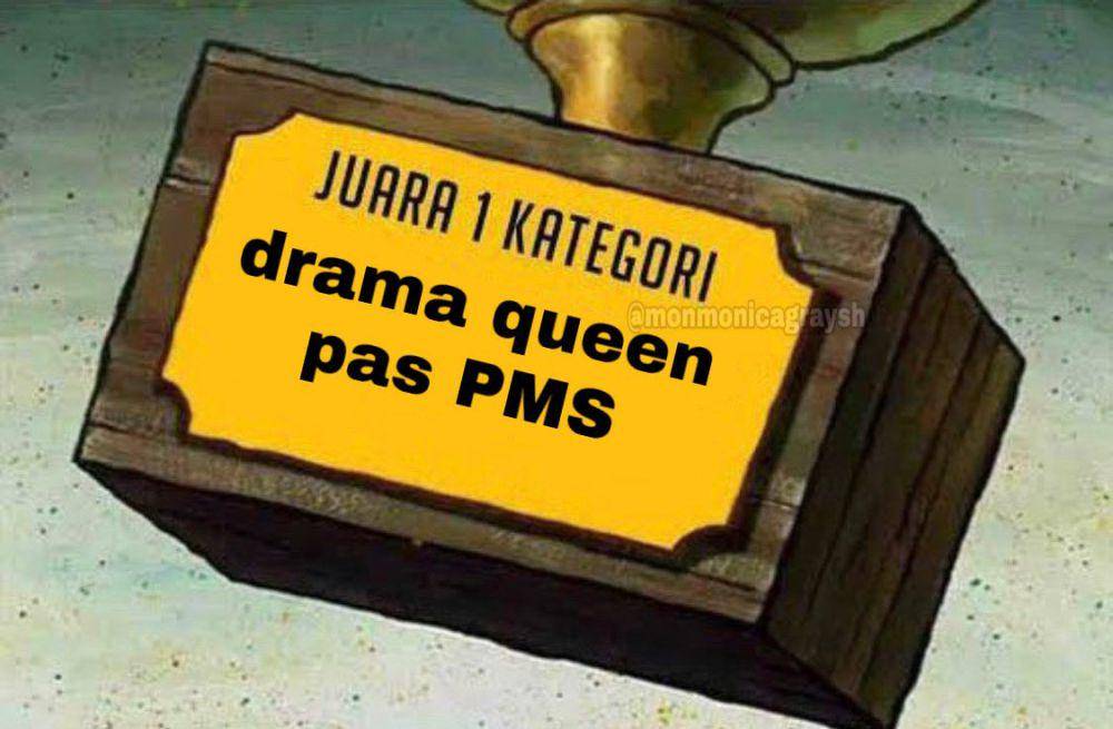 Meme cewek datang bulan (x.com/monmonicagraysh)